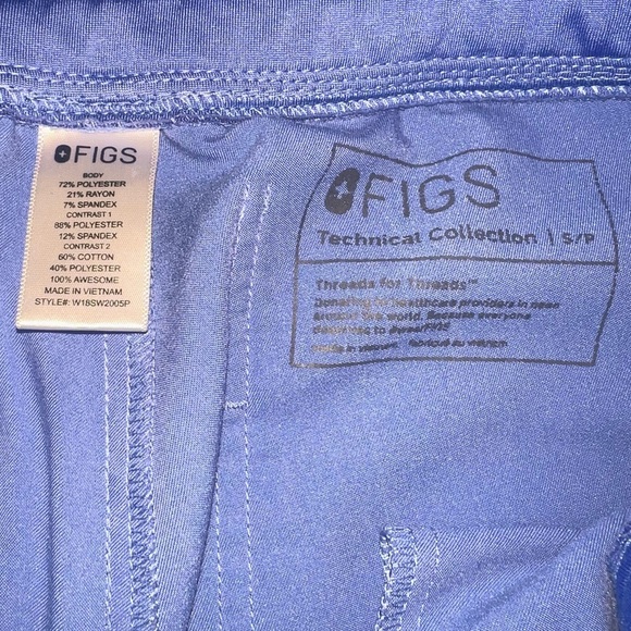 EUC Figs Zamora Jogger Scrub Pants in Small Technical Collection - Picture 8 of 8
